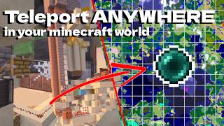 This Redstone machine is /TP in survival - 360 precise ender pearl cannon