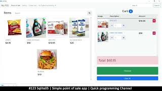 #123 Sqlite05 | Simple point of sale app in php & javascript | Quick programming tutorial