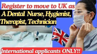 How to register with the GDC UK as an overseas dental care professional| complete guide!