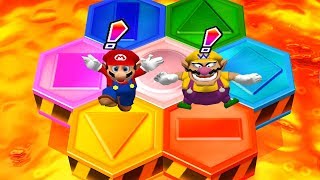 Mario Party Series - Collection of Action Minigames - Mario vs Daisy vs Luigi vs Waluigi