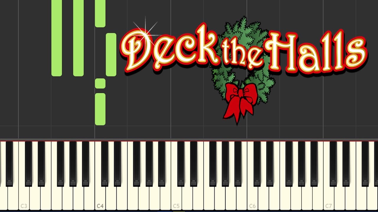 Deck The Halls Piano Tutorial - How To Play - Cover - YouTube