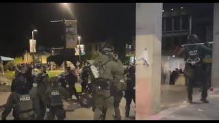 KRCR reporter detained at protest