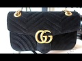 Review of My New Gucci Marmont Velvet Bag | Totally In GG Love ❤️!!