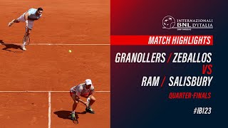 Granollers - Zeballos vs Ram - Salisbury Quarter-finals Match Highlights #IBI23
