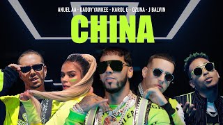Anuel AA Daddy Yankee Karol G Ozuna J Balvin China Lyric Video