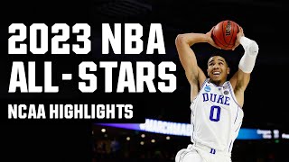 2023 NBA All-Stars and their March Madness highlights