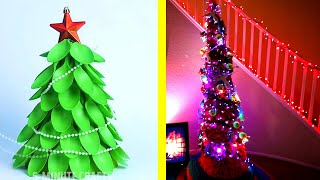 Making the Second Creative DIY ROBBY Craftmas tree from 2019! Hacks from 5 Minute Crafts!