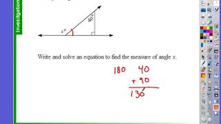 WDYE Inv 3.2 warm up (angle puzzle)