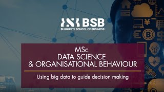 MSc Data Science & Organisational Behaviour - Program overview