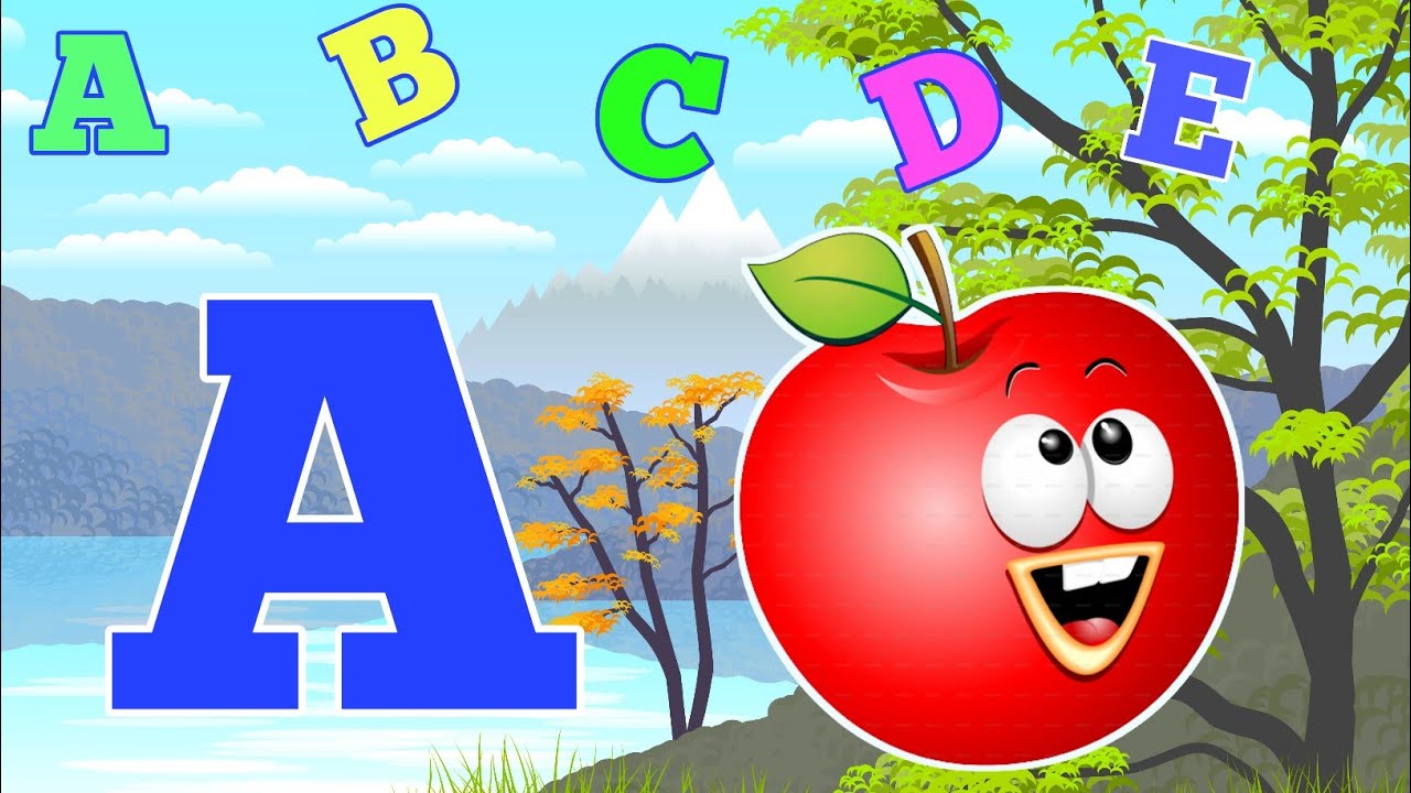 Phonics Song With TWO Words - A For Apple B For Ball - ABC Alphabet ...