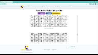 Generate Sudoku Puzzles Printable PDF Book Within Seconds For Free