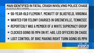 Bluefield motorcycle crash victim identified as man wanted in Tennessee