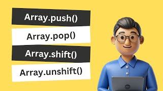 JavaScript Array Methods 🔥 Push(), Pop(), Shift(), Unshift() Explained (Hindi)