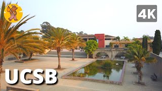 UCSB Campus Walking Tour | Santa Barbara 4k Ultra HD | 🔊 Binaural Sound