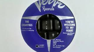 Northern - THE CHANTELS - You're Welcome To My Heart - VERVE 10387 USA 1966 Soul Dancer Girls +STATS