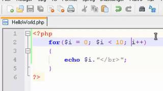 PHP 11 - For loops Tutorial