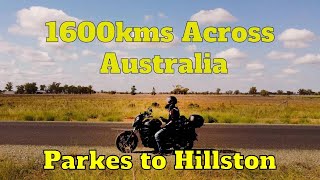 Motorcycling 1600kms around Australia: Parkes to Hillston