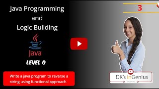 Java program to reverse a string using functional approach.