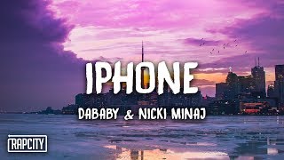 DaBaby - iPHONE ft. Nicki Minaj (Lyrics)