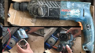 វីធីជួសជុលម៉ូទ័រស្វាន-repair rotary hammer Bosch