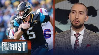 Nick and Cris on the Jaguars' 10-3 win over the Bills in the NFL Playoffs | FIRST THINGS FIRST