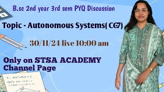 AUTONOMOUS SYSTEM CC-7 PYQ DISCUSSION