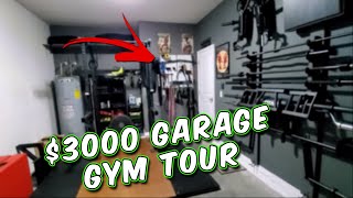 $3000 Garage Gym Tour With A DIY Leg Press