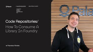 Code Repositories | How to Consume a Library in Palantir Foundry