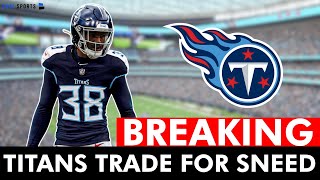 🚨TITANS TRADE For L’Jarius Sneed! Tennessee Sending 2025 3rd Round Pick To Chiefs | Titans News