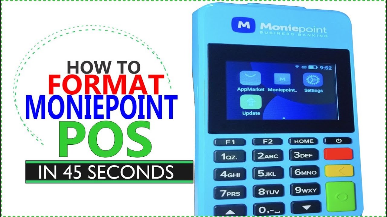 How To Format Moniepoint Pos Step By Step Youtube