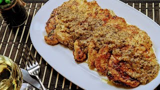 how to make chicken francaise | chicken cutlets in a lemon butter & white wine sauce