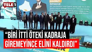 AKP'nin Şanlıurfa aday tanıtımında ilginç görüntüler!