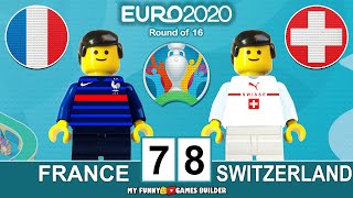 France vs Switzerland 7-8 (3-3) • Euro 2020 Round of 16 • All Goals & Full Highlights Lego Football