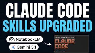 NotebookLM + Claude Code Native Skills Just Changed EVERYTHING