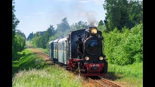 STEAM TRAIN in Latvia I Gulbene-Aluksne Banitis