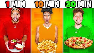 1 Minute vs 10 Minute vs 30 Minute Timed Cook Off Challenge