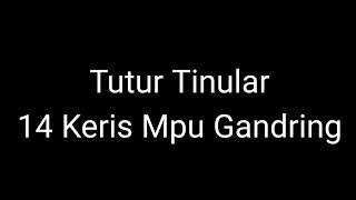 Episode 414 Tutur Tinular - 14 Keris Mpu Gandring