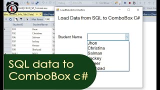 Load Data from SQL to ComboBox in C#
