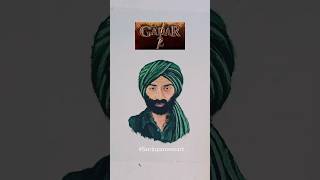 Sunny Deol | Bollywood Journey Art Video | Part 5 | Gadar 2 Teaser #shorts #sunnydeol #gadar2 #baap