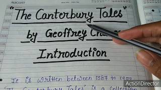 INTRODUCTION TO CANTERBURY TALES BY CHAUCER || DESCRIBED IN HINDI