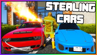 GTA 5 Roleplay - STEALING CARS WITH A FLAMETHROWER | RedlineRP