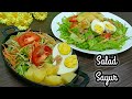 Cara Mudah Membuat Salad Sayur | Menu Diet Sehat | Menu Sarapan Sehat