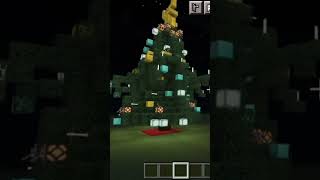 Christmas Tree In Minecraft... Part 7 #minecraft #craftysteve #christmastree #viral #shorts