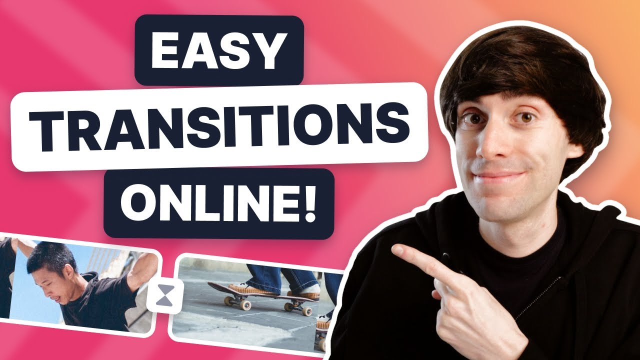 How To Add Easy Transitions Online Video Editing Tutorial For