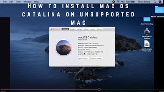 Mac OS Catalina for unsupported MAC