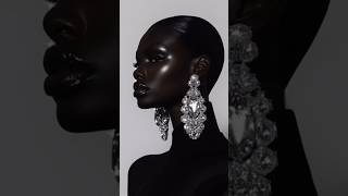 Black Beauty Hits Different #fashion #anokyai #supermodel #makeup