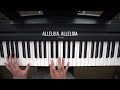 All Creatures of our God and King- piano accompaniment with lyrics- hymn instrumental- Yamaha P-71