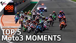 Top 5 Moto3 Moments |Â 2020 #EuropeanGP