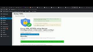 Easy SSL WordPress plugin to force SSL HTTPS