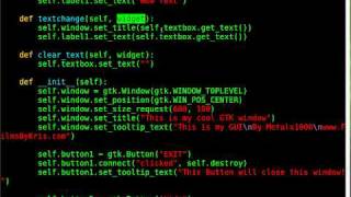 Python - GTK GUI - Tutorial #11 - Function Variables